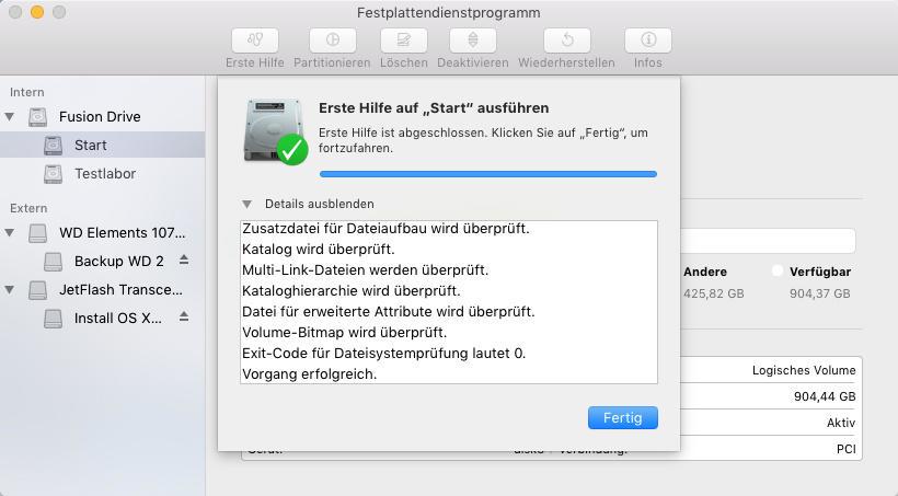 image scan mac festplatten dienstprogramm